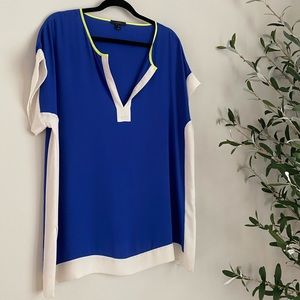 XS and vibrant J. Crew blouse